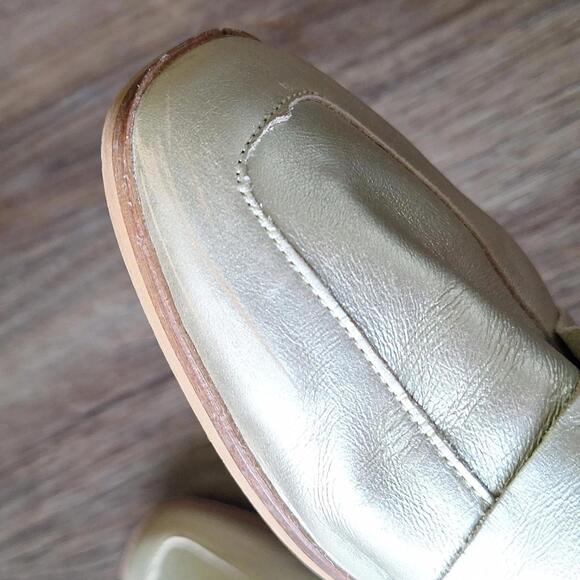 Free People Metallic Slip On Shoe Size 5.5 - Picture 8 of 9